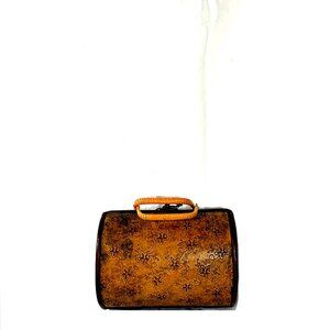 Vintage Toggle Closure Barrel Bag